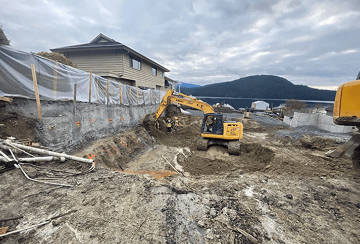 Backhoe Onsite